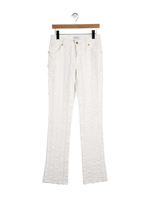 Blumarine Mid-Rise Straight Leg Jeans