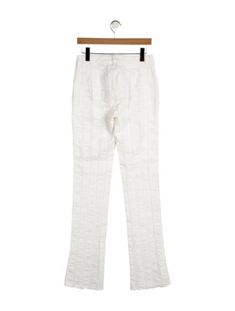 Blumarine Mid-Rise Straight Leg Jeans