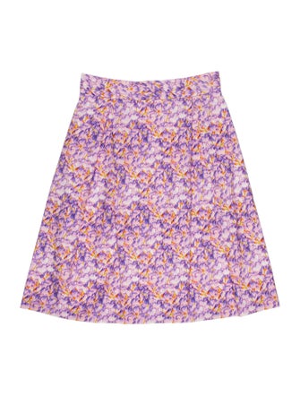 Blumarine Floral Print Wide Leg Pants