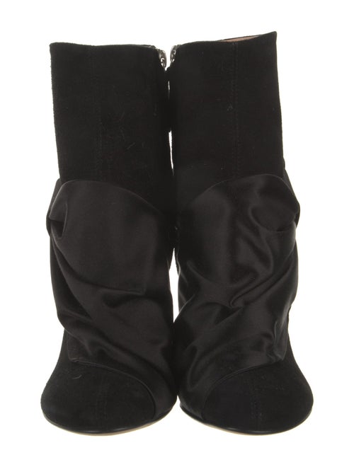 Blumarine Suede Crystal Embellishments Boots