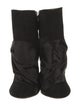 Blumarine Suede Crystal Embellishments Boots