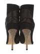 Blumarine Suede Crystal Embellishments Boots