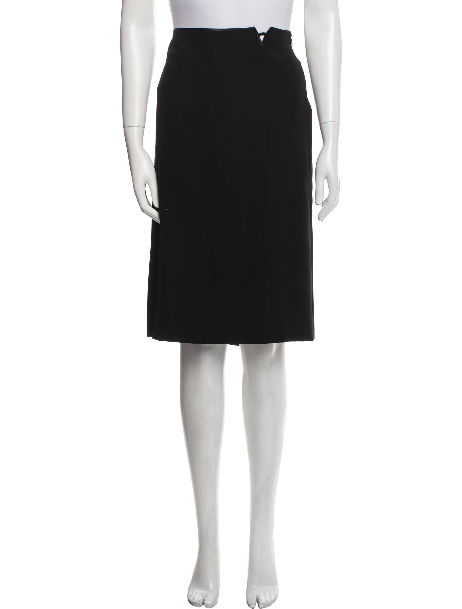 Blumarine Grosgrain Trim Knee-Length Skirt