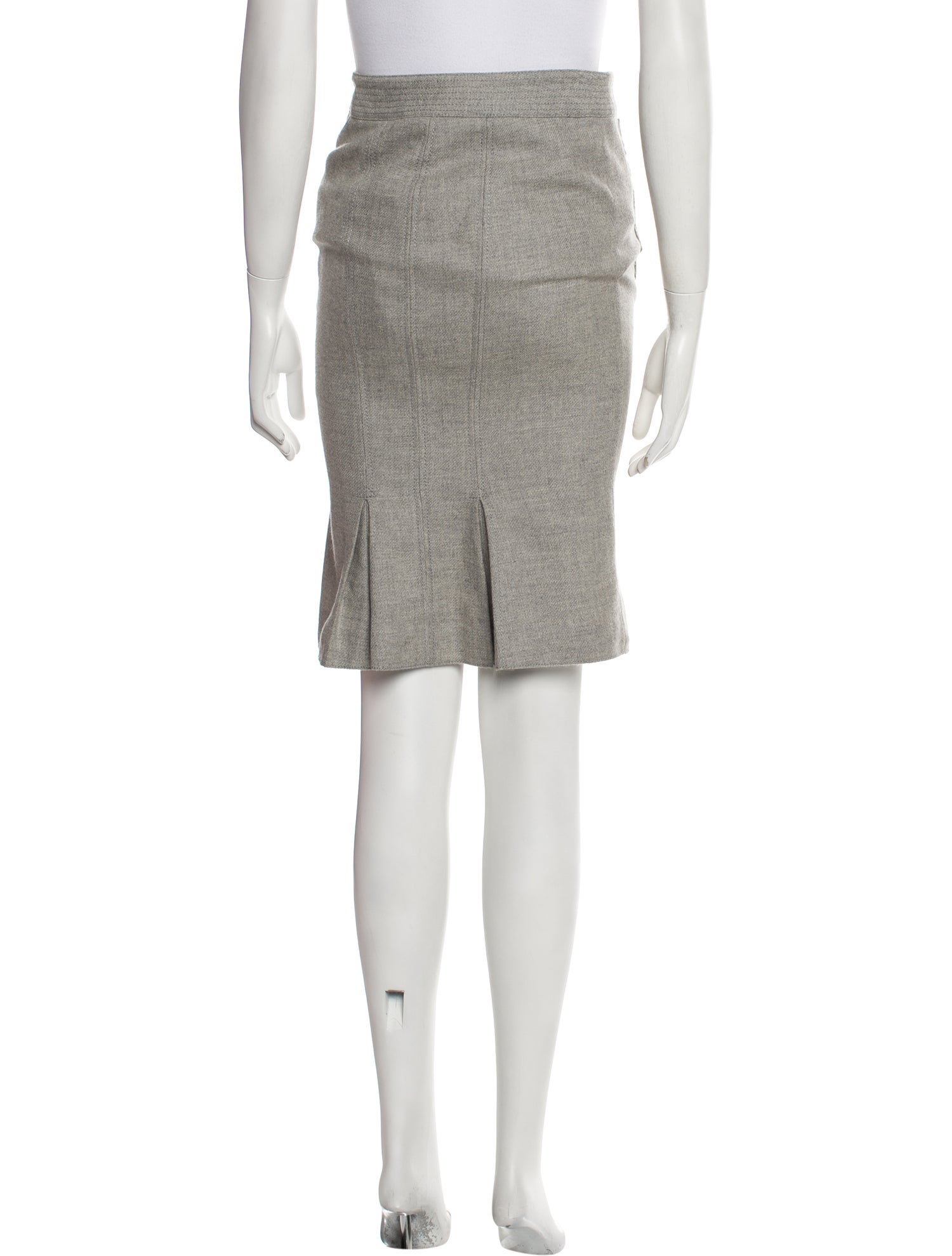 Blumarine Virgin Wool Knee-Length Skirt