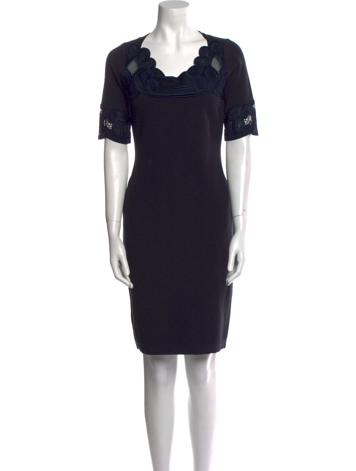 Blumarine Wool Knee-Length Dress