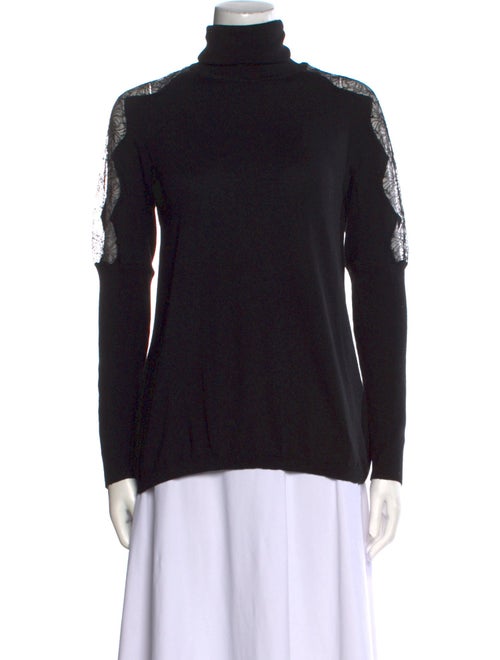 Blumarine Virgin Wool Turtleneck Sweater