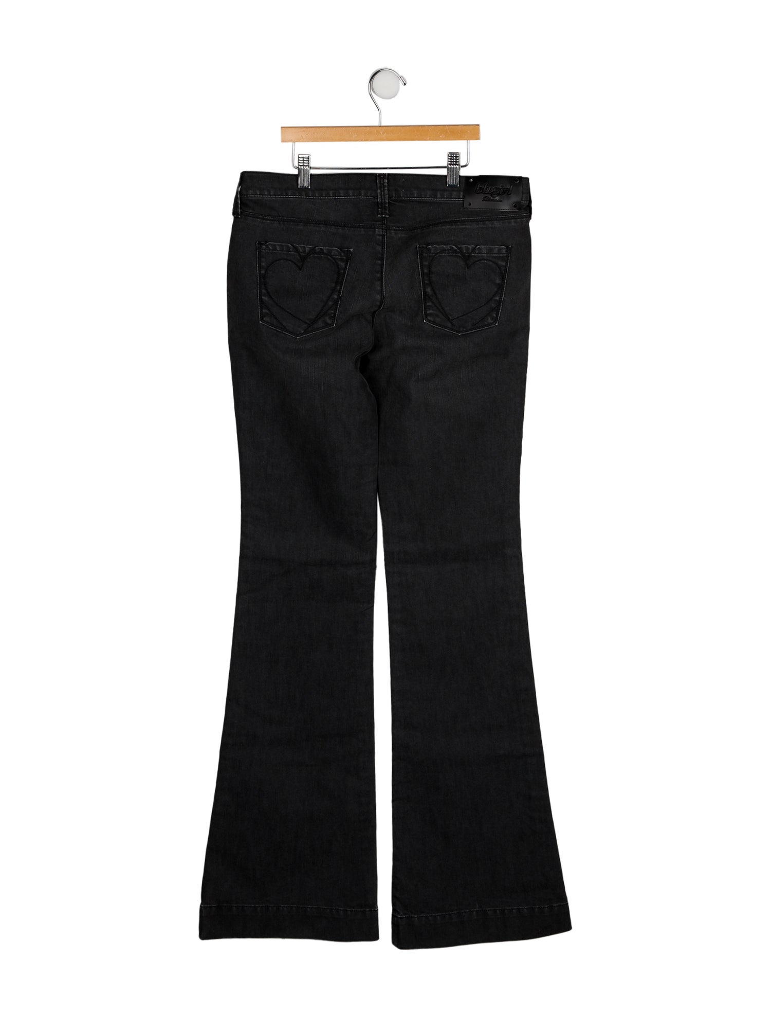 Blumarine Mid-Rise Wide Leg Jeans