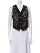 Blumarine Lace Pattern Vest