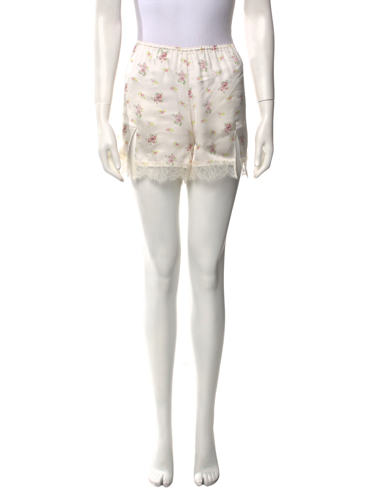 Blumarine Silk Mini Shorts