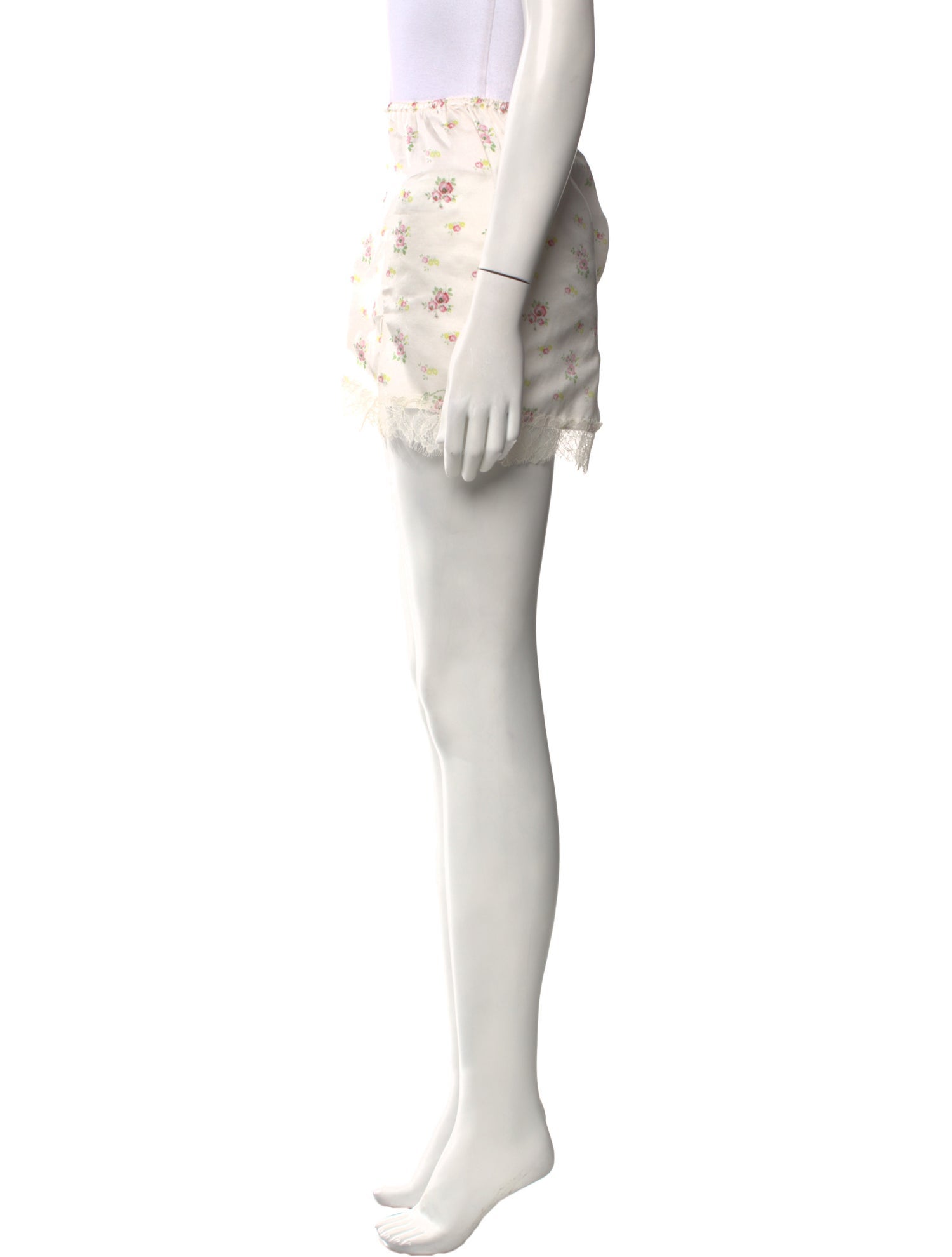 Blumarine Silk Mini Shorts