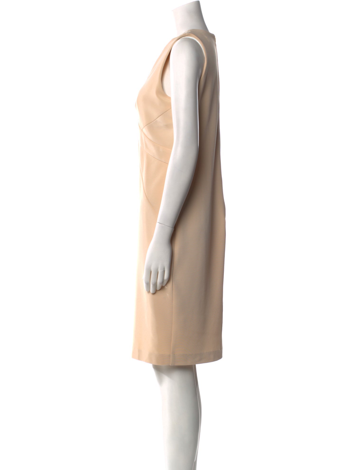 Blumarine V-Neck Knee-Length Dress