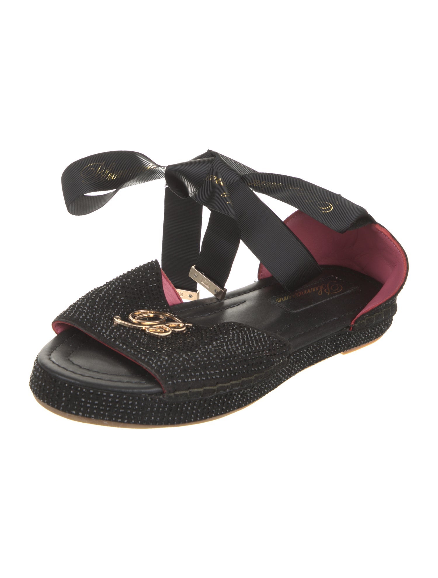 Blumarine Crystal Slides