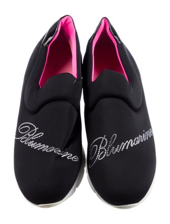 Blumarine Crystal Embellishments Sneakers