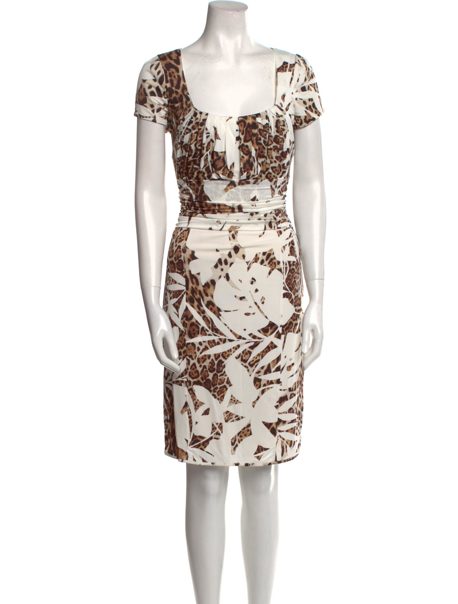 Blumarine Printed Knee-Length Dress