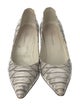 Blumarine Leather Printed Pumps