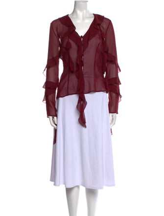 Blumarine 2023 Silk Blouse