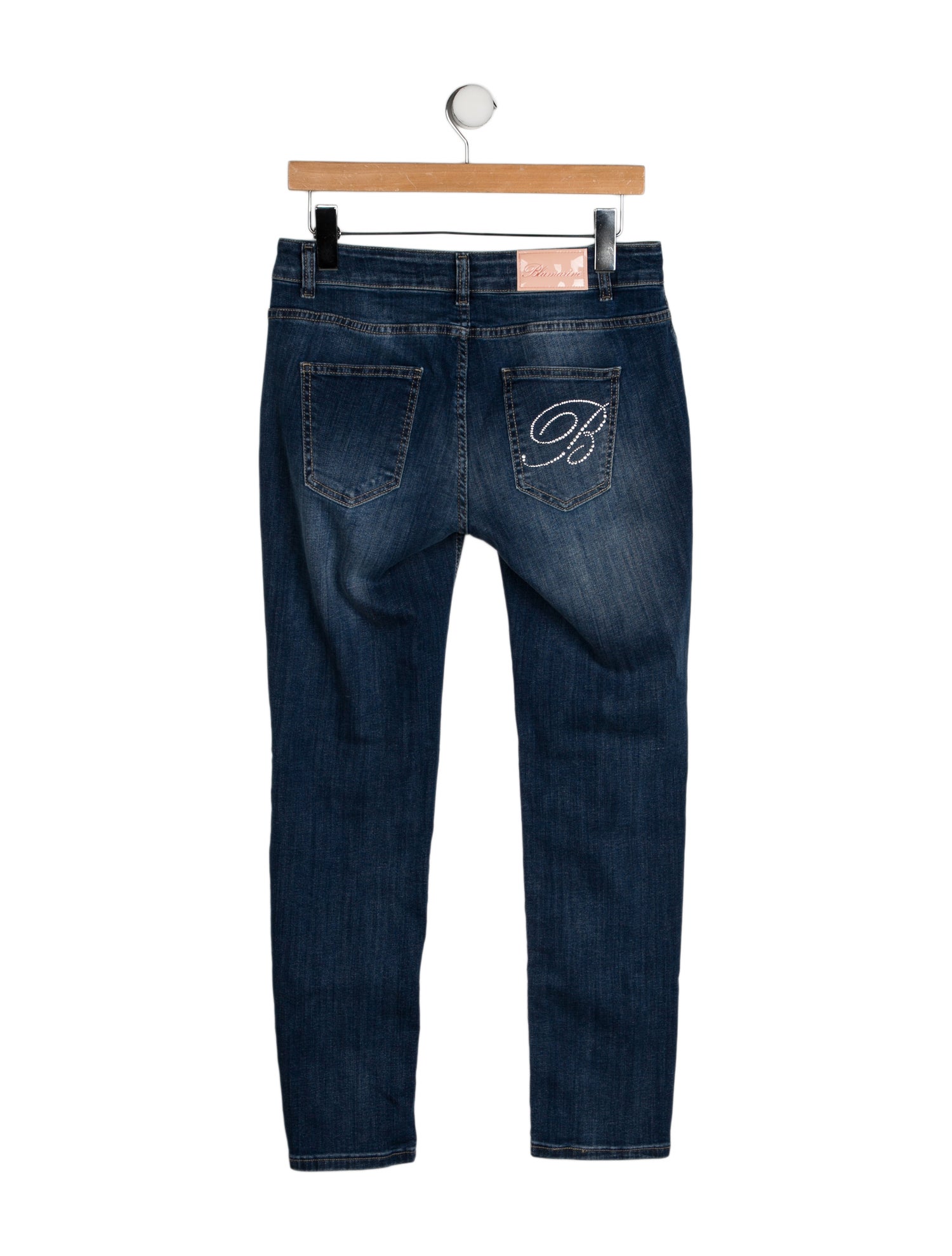 Blumarine Mid-Rise Skinny Leg Jeans