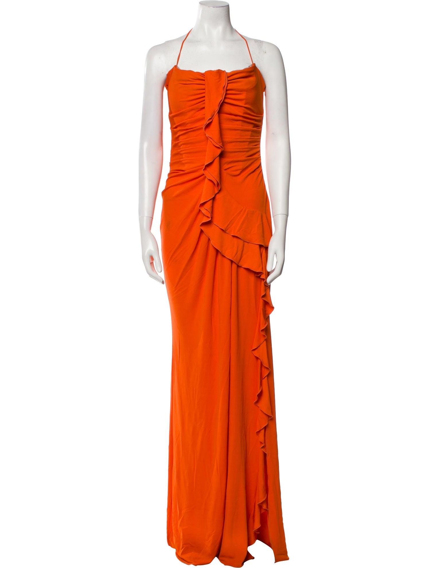 Blumarine Halterneck Long Dress