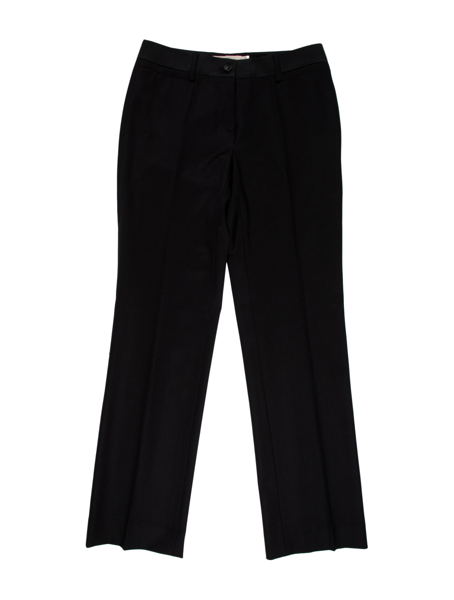 Blumarine Virgin Wool Straight Leg Pants