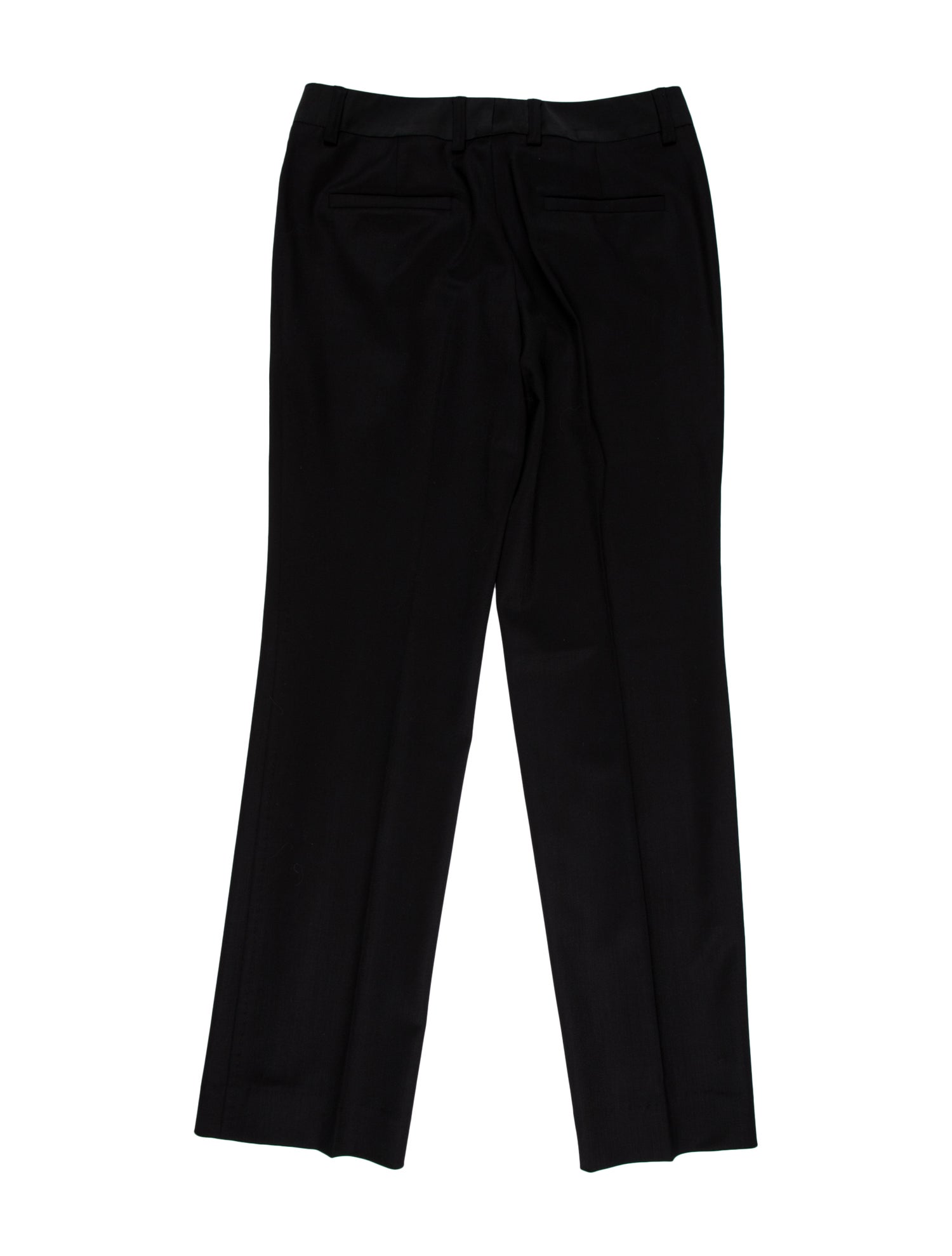 Blumarine Virgin Wool Straight Leg Pants
