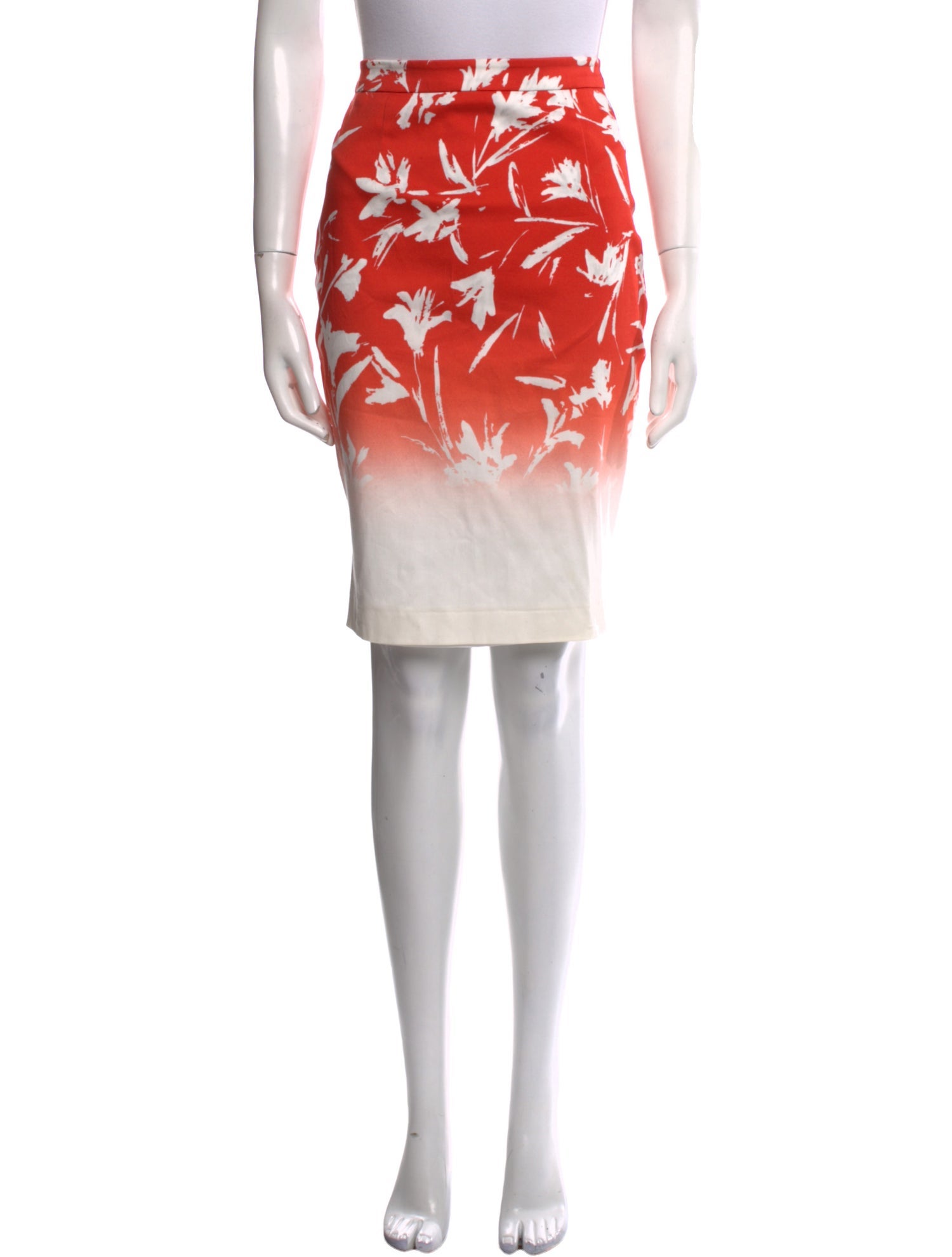 Blumarine Printed Knee-Length Skirt