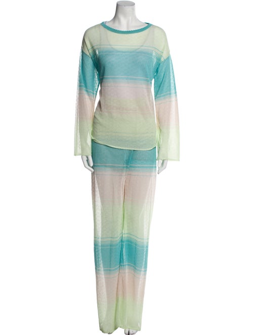 Blumarine Striped Pant Set