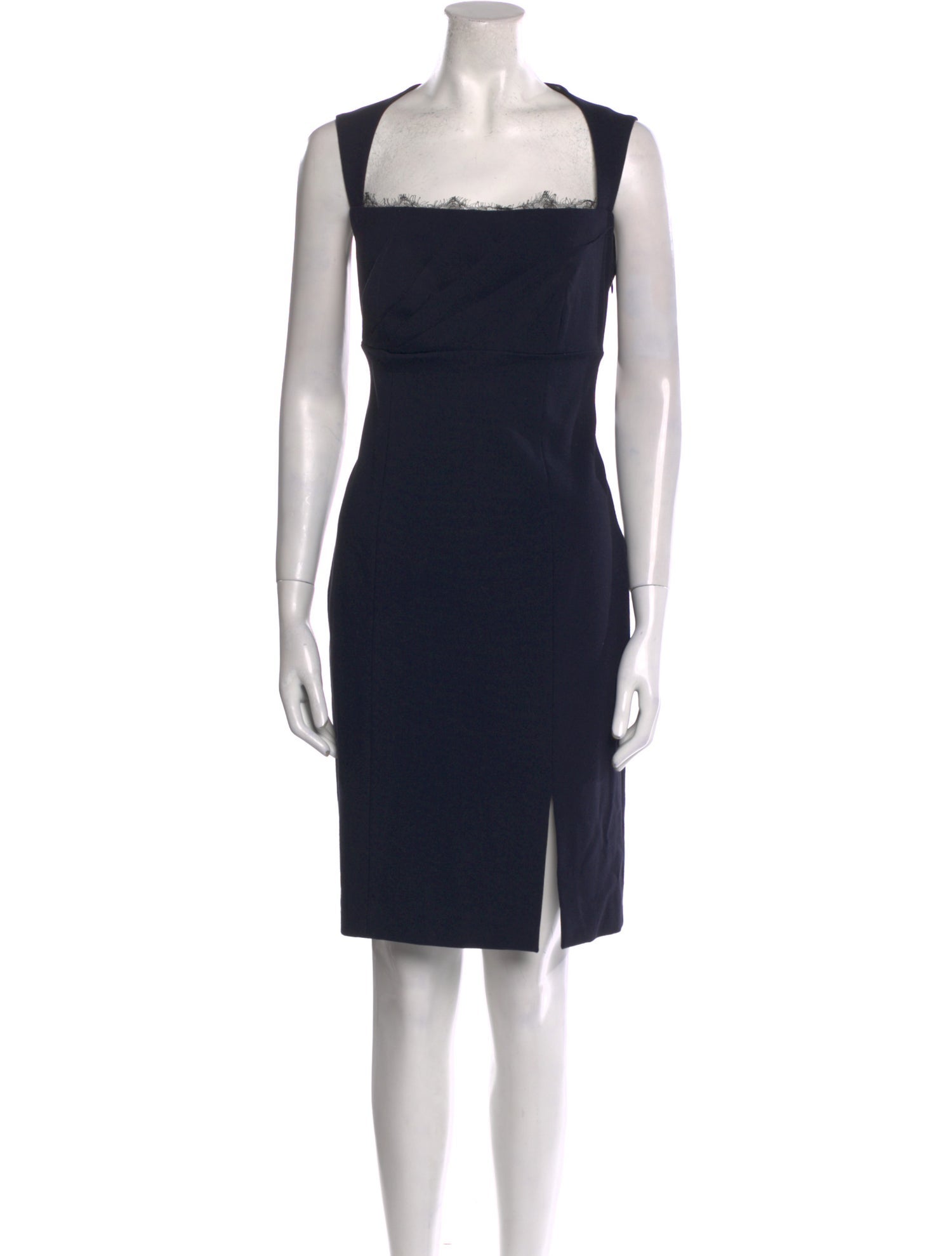 Blumarine Square Neckline Knee-Length Dress