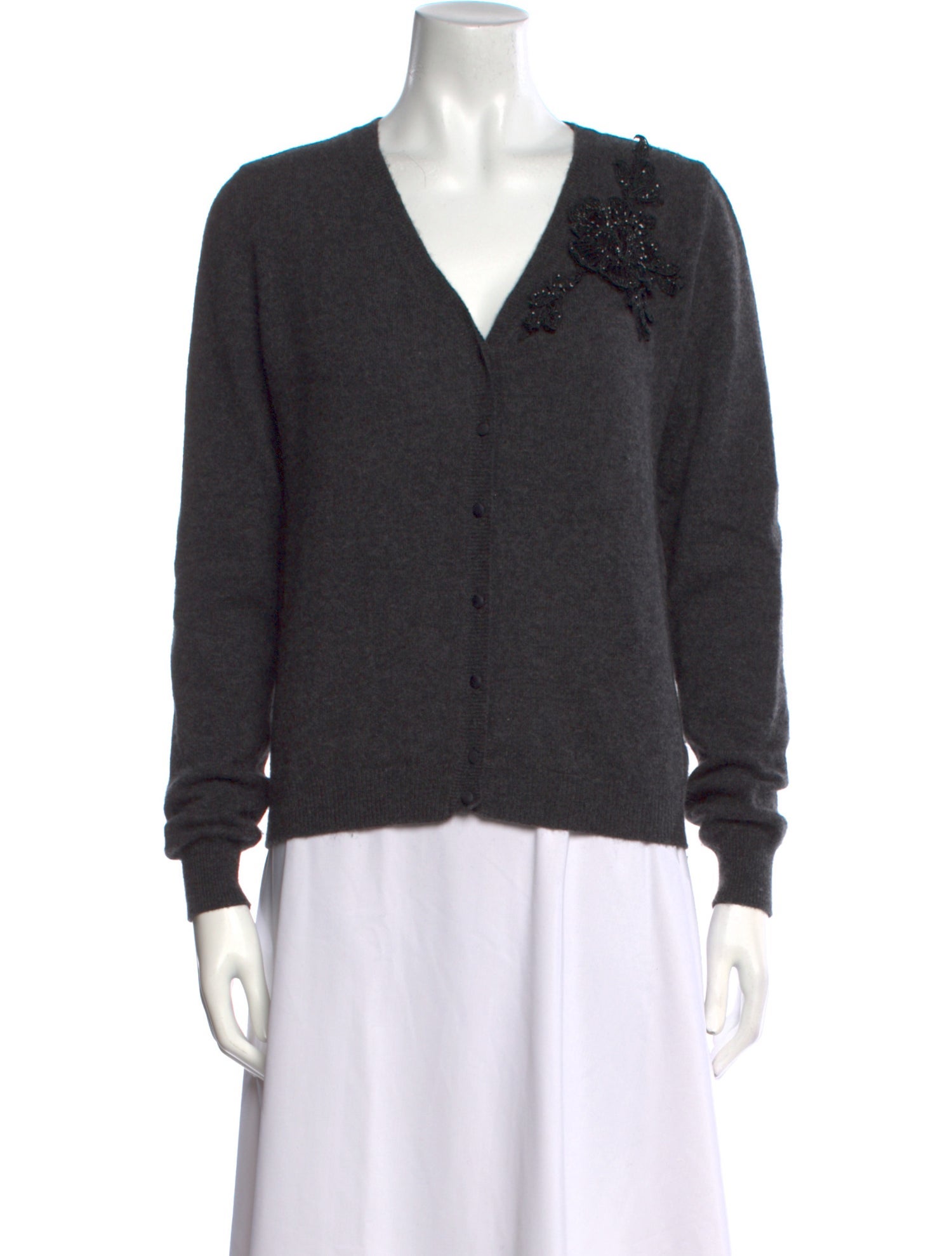 Blumarine Cashmere V-Neck Sweater