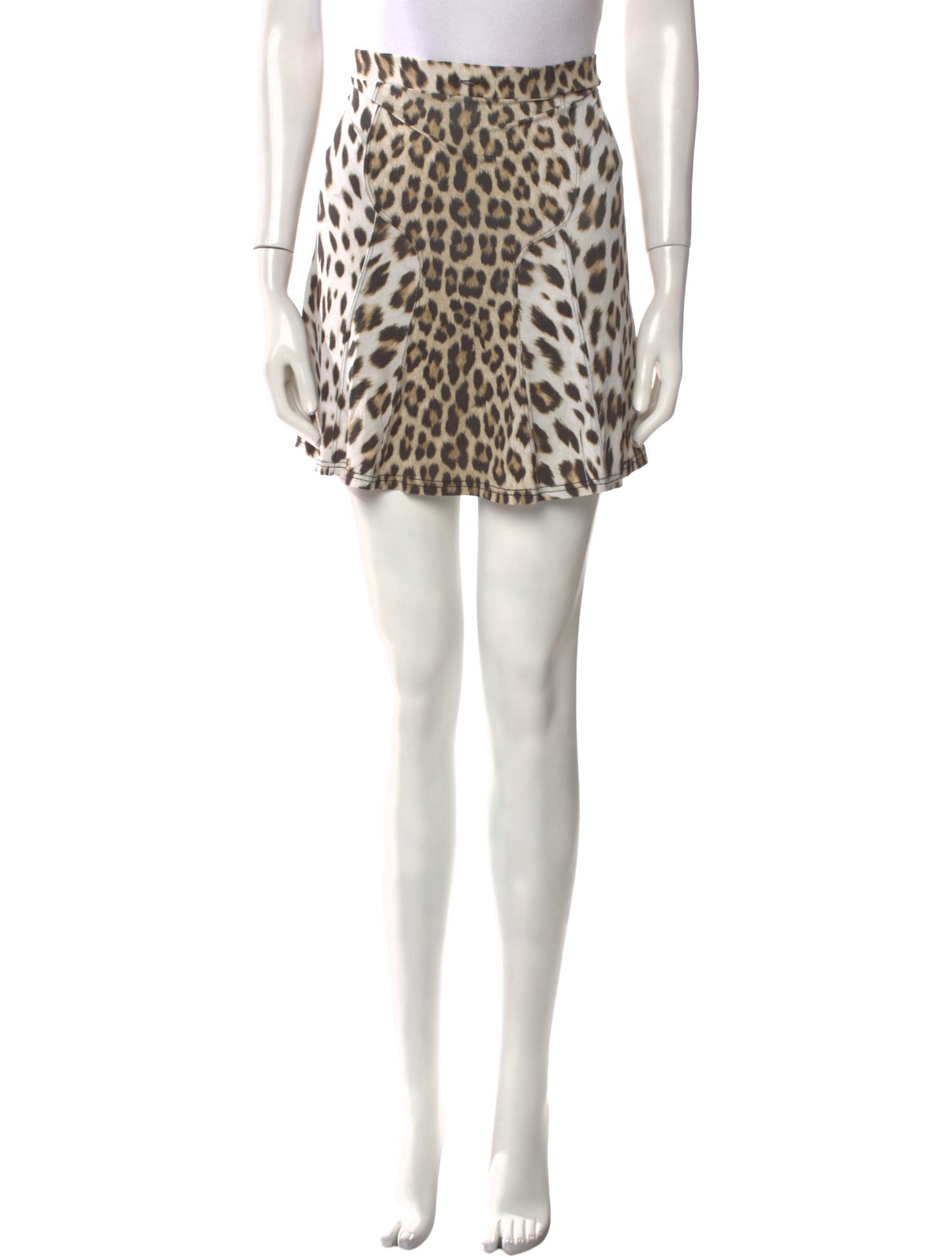 Blumarine Silk Mini Skirt