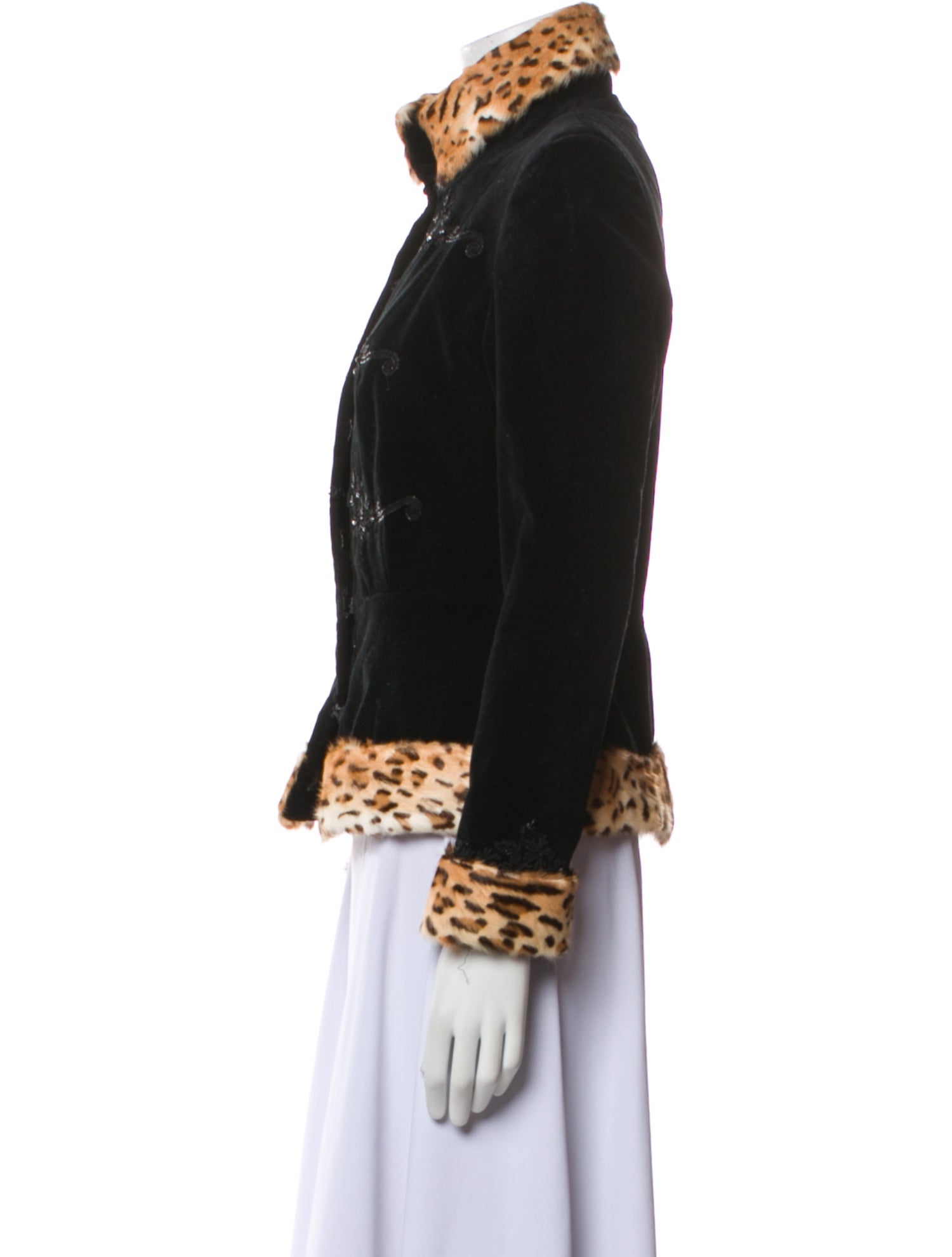 Blumarine Animal Print Evening Jacket