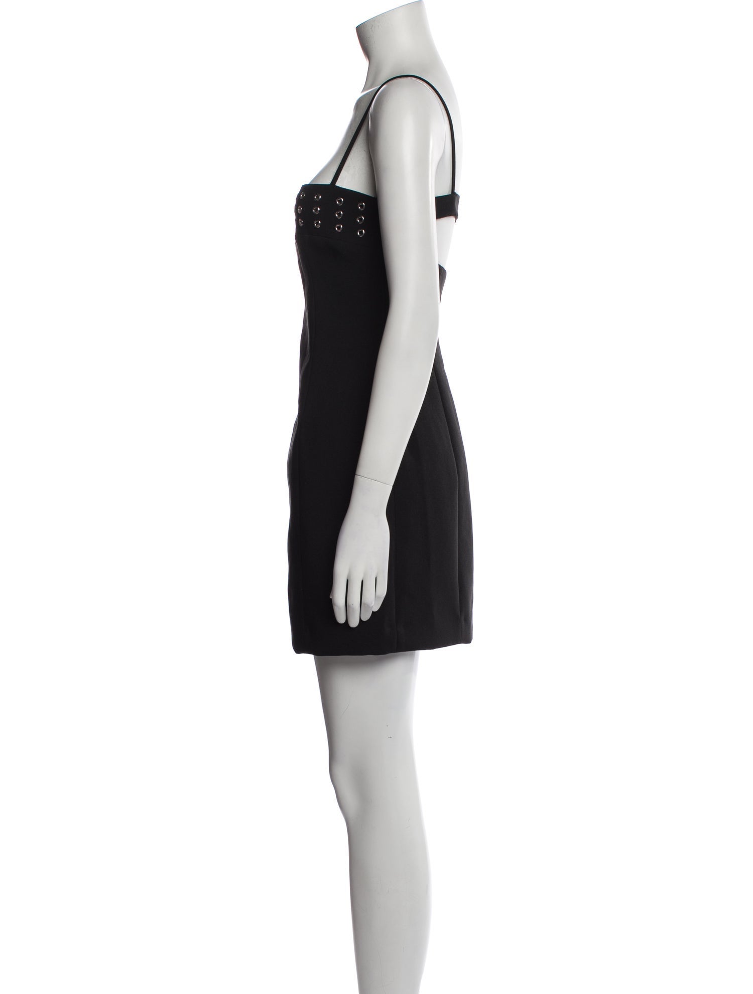 Blumarine Square Neckline Mini Dress