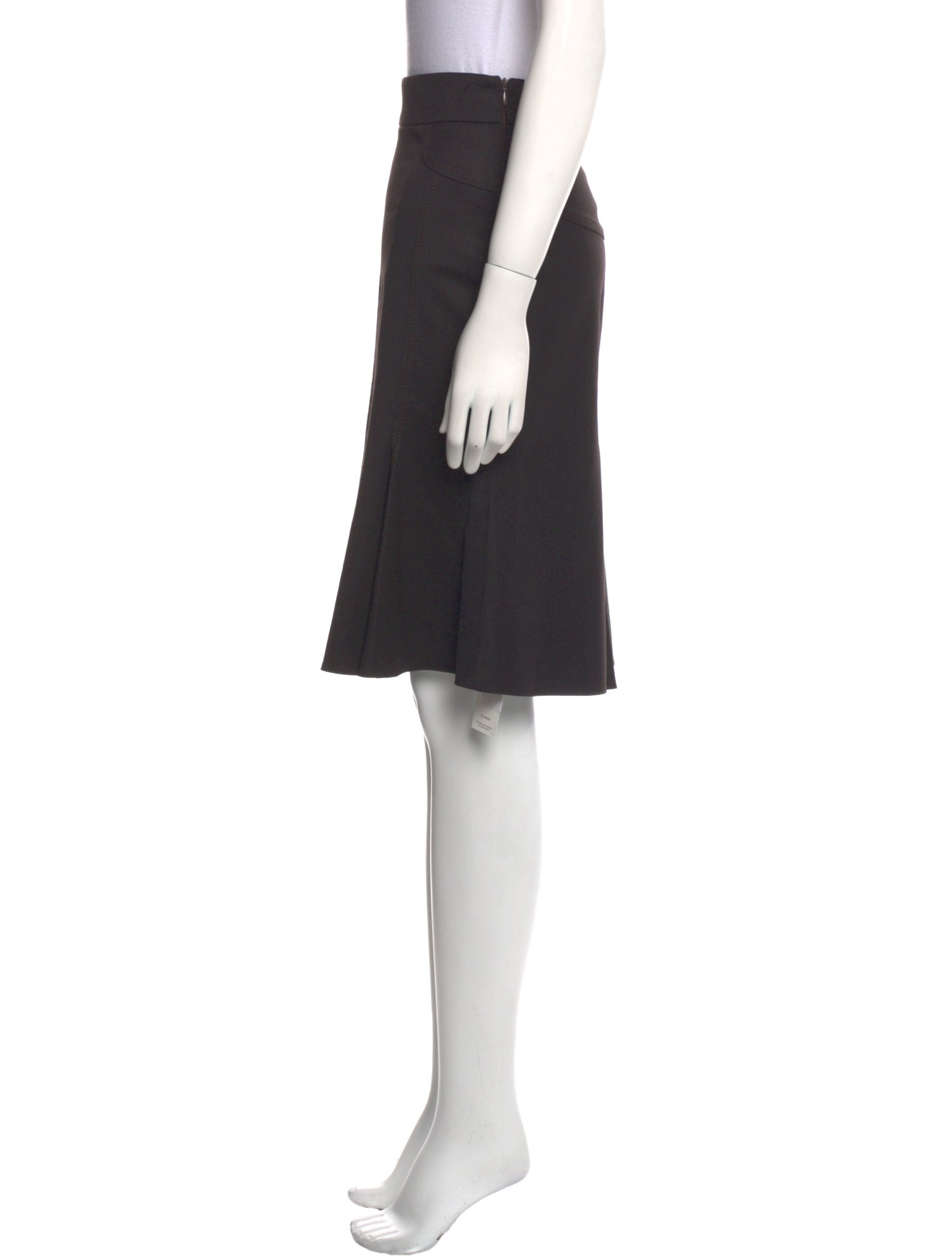 Blumarine Virgin Wool Knee-Length Skirt