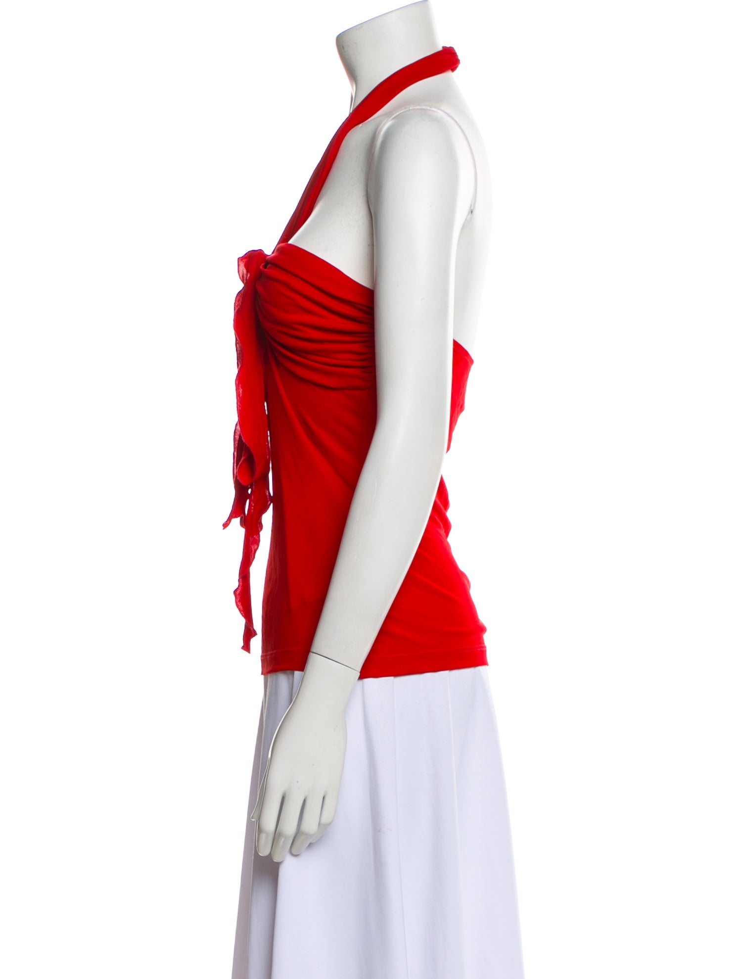 Blumarine Halterneck Sleeveless Blouse