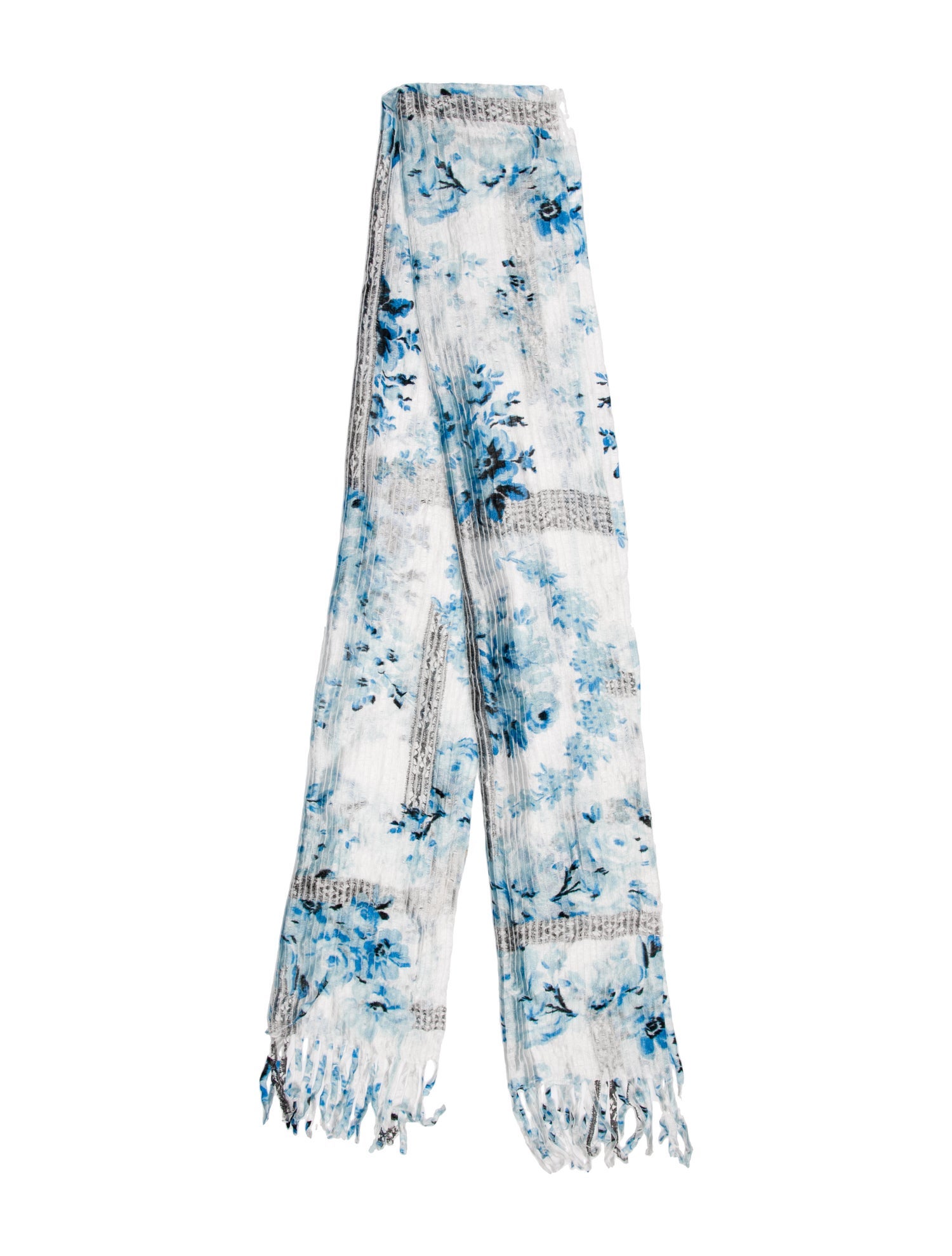 Blumarine Floral Print Scarf