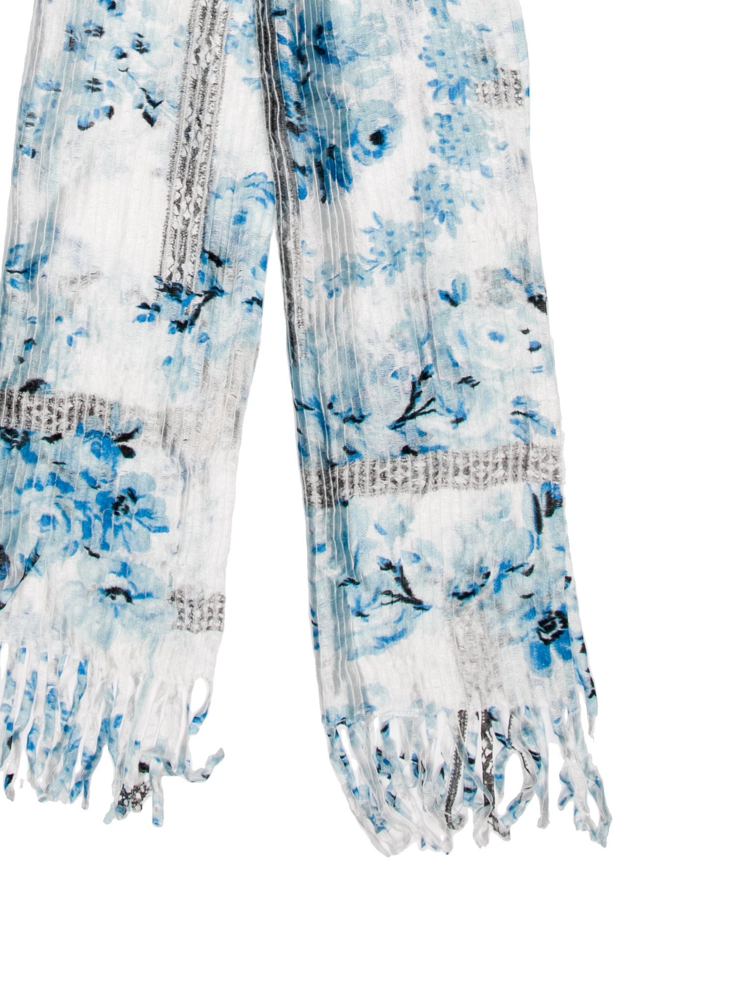 Blumarine Floral Print Scarf