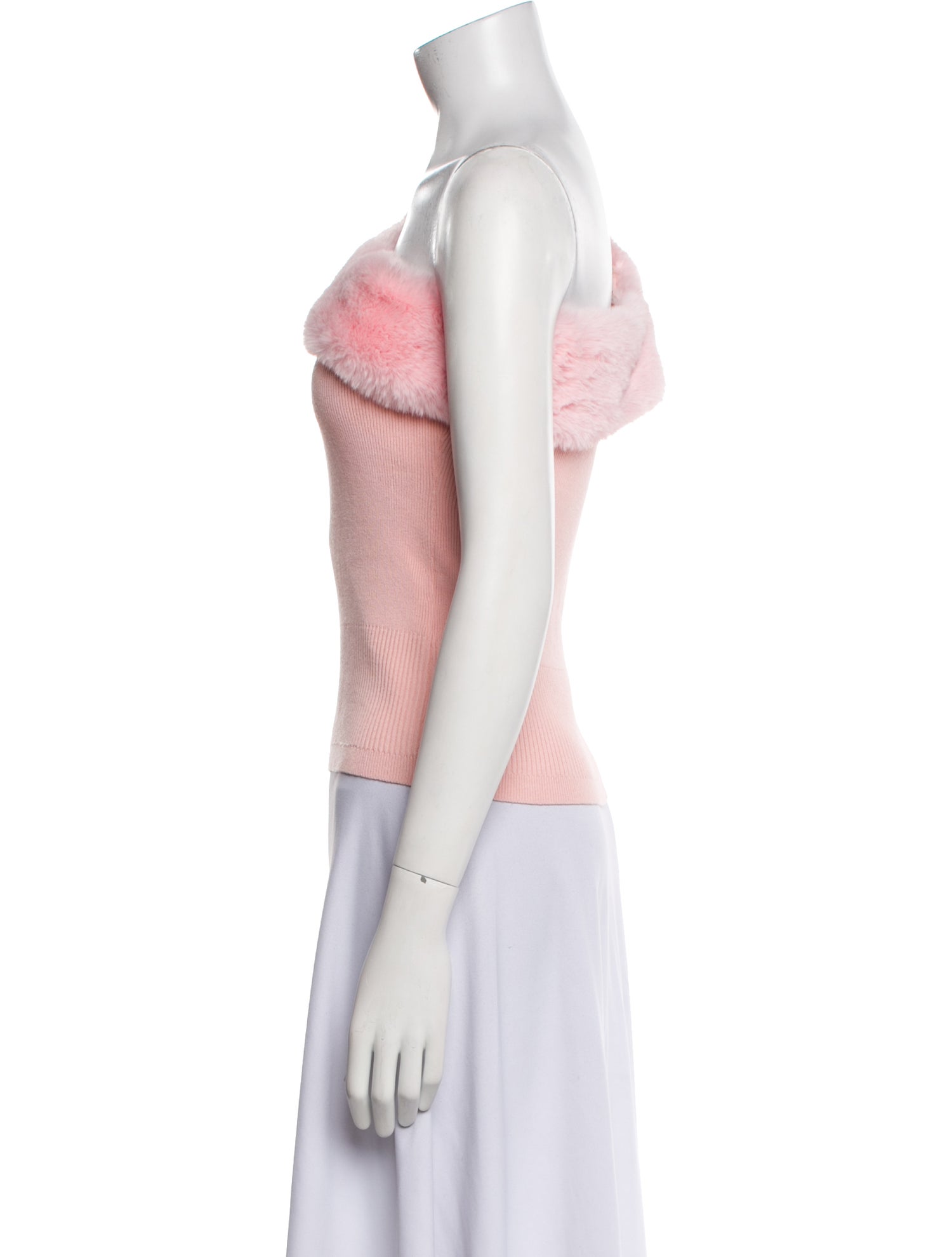 Blumarine One-Shoulder Long Sleeve Top