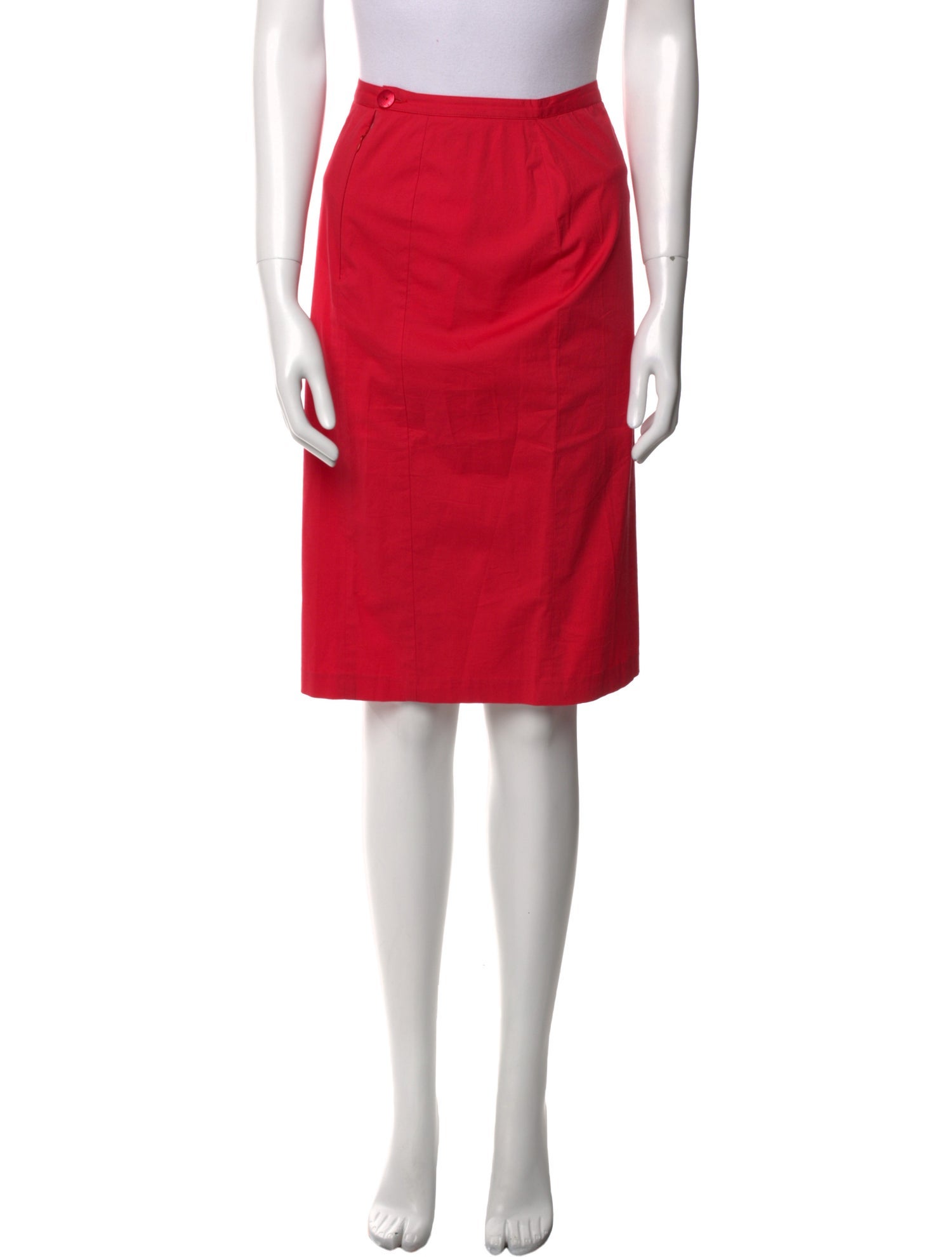 Blumarine Cutout Accent Knee-Length Skirt