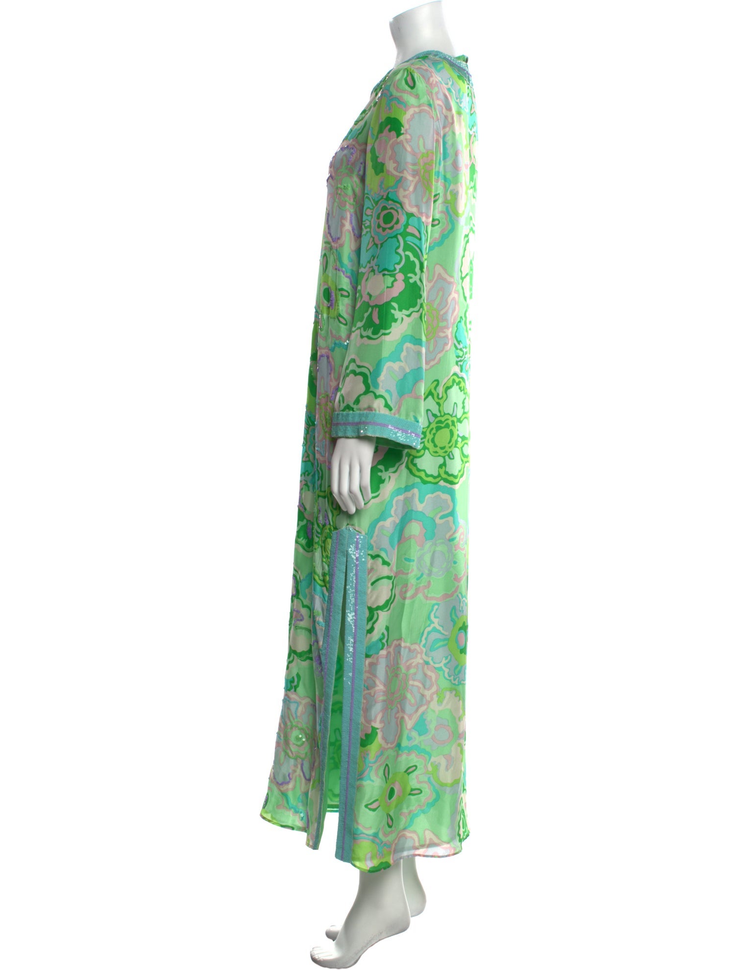 Blumarine Silk Long Dress