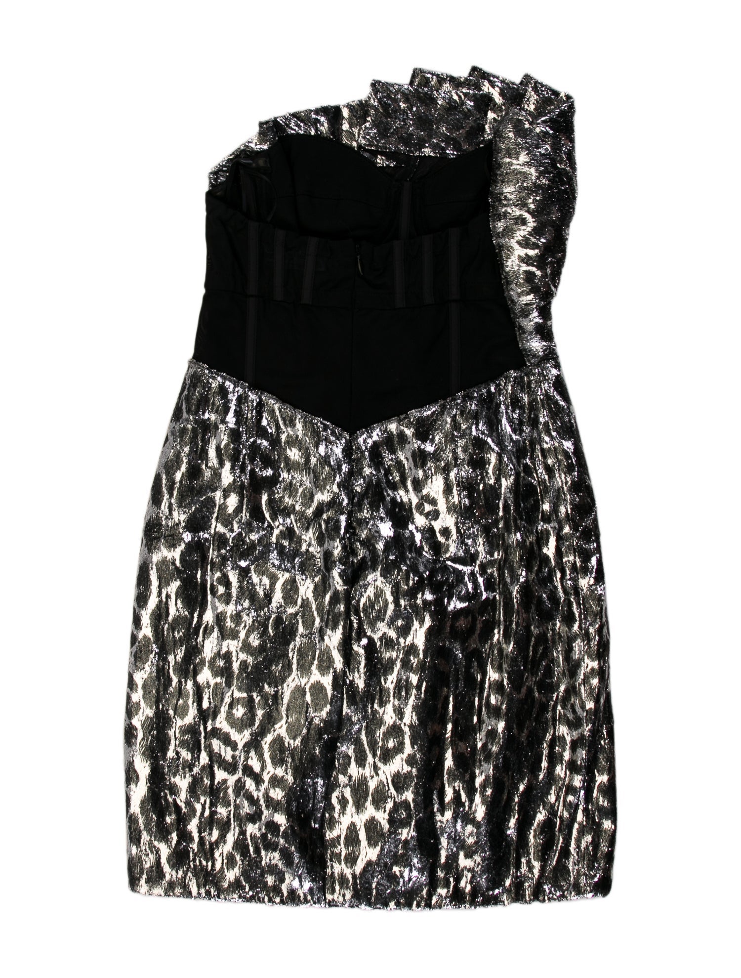 Blumarine Animal Print Mini Dress