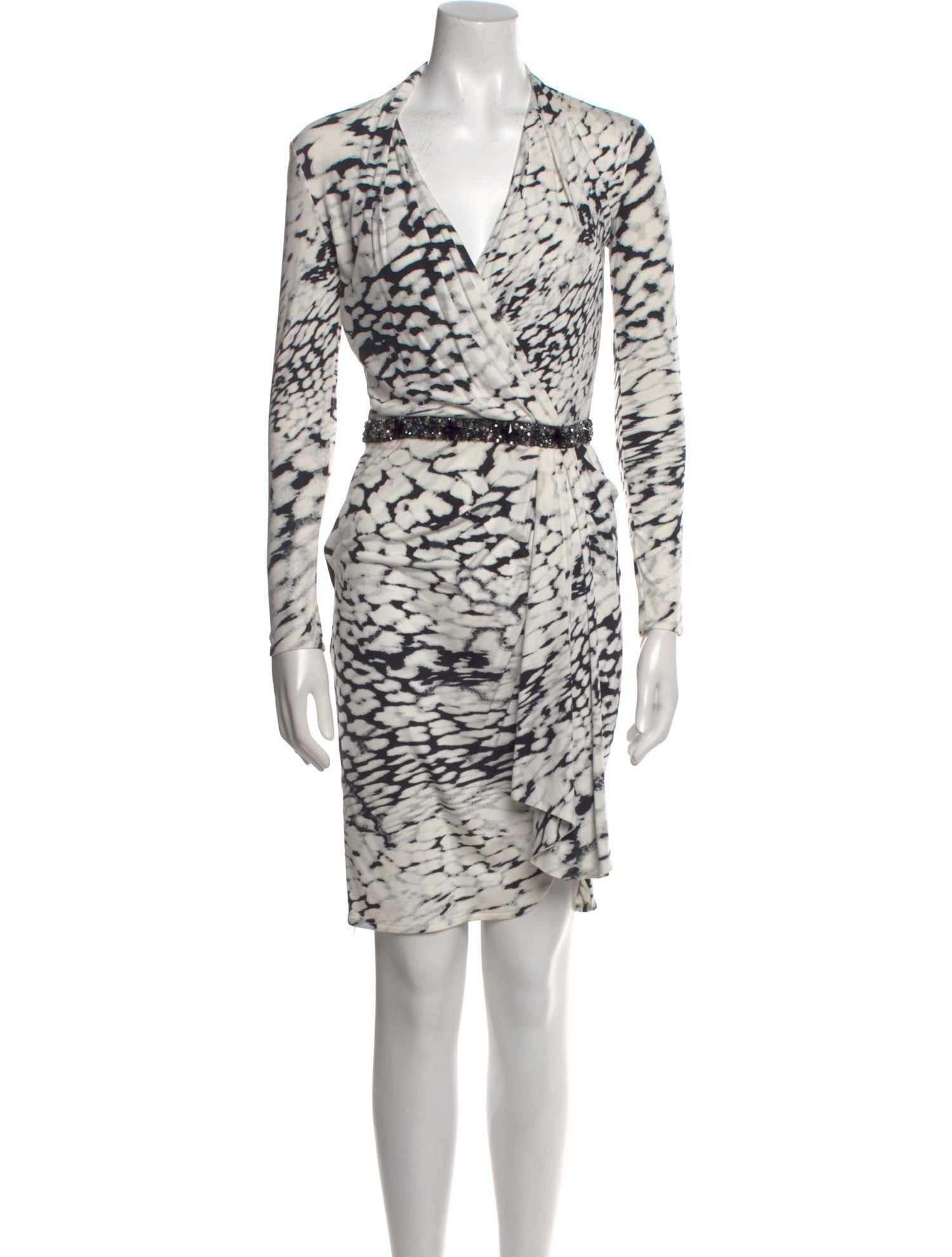 Blumarine Silk Knee-Length Dress