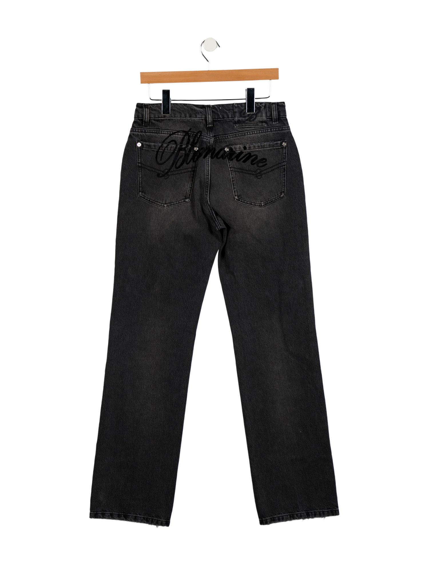 Blumarine High-Rise Wide Leg Jeans w/ Tags
