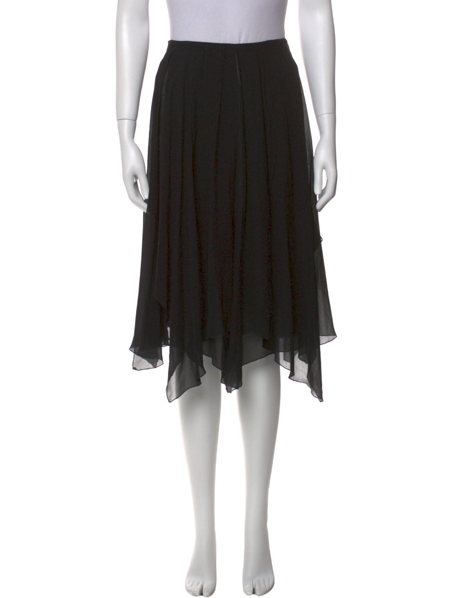 Blumarine Silk Knee-Length Skirt