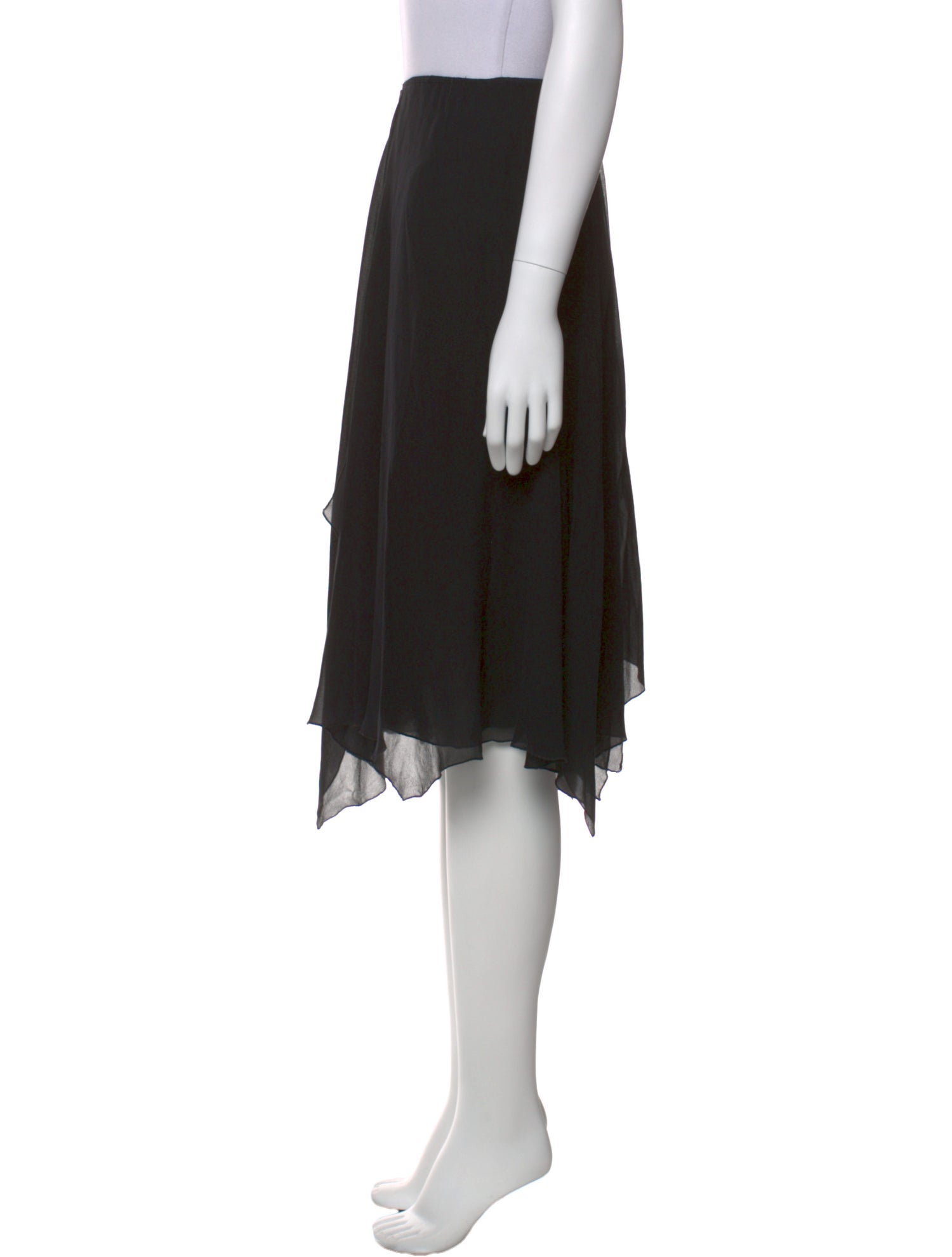 Blumarine Silk Knee-Length Skirt