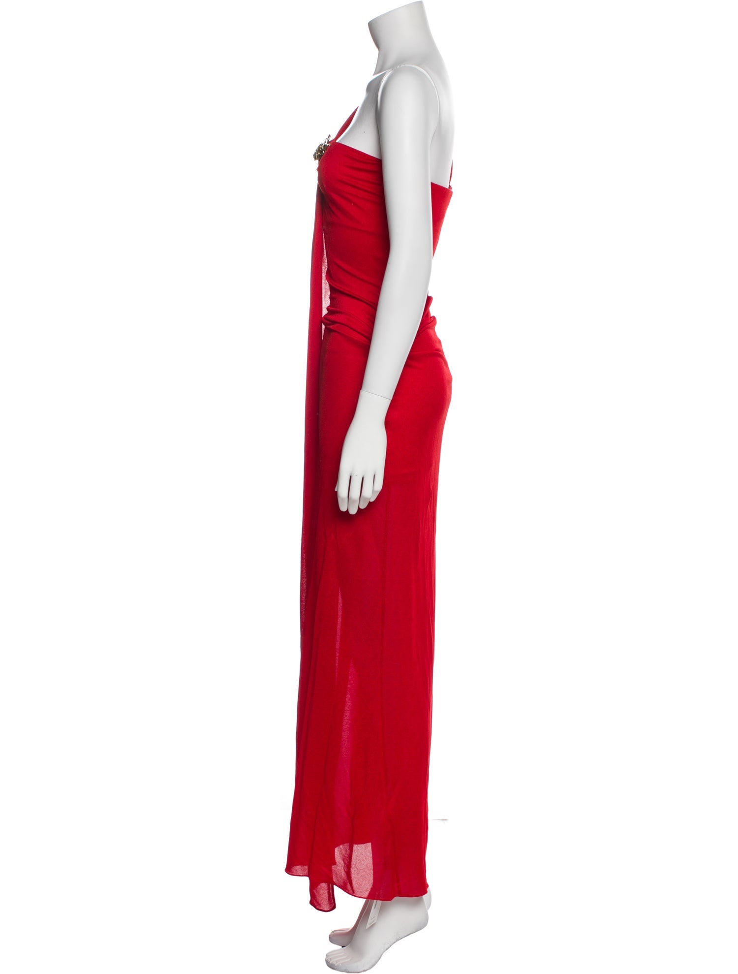 Blumarine Silk Long Dress