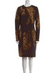 Blumarine Wool Knee-Length Dress