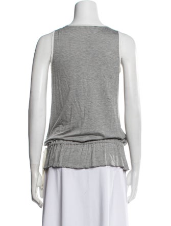 Blumarine V-Neck Sleeveless Top