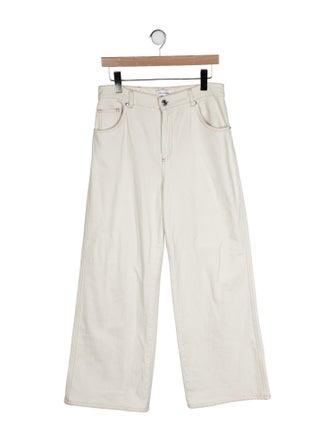 Blumarine High-Rise Wide Leg Jeans