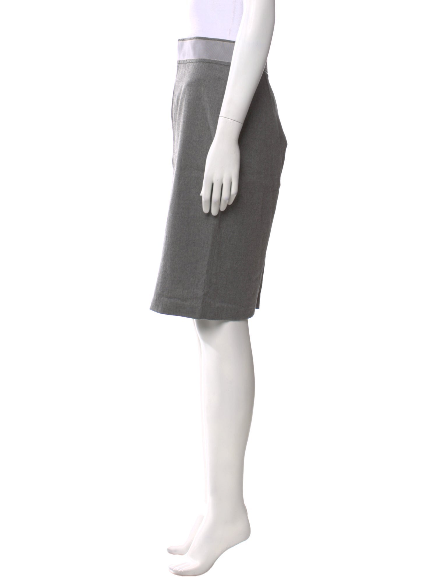 Blumarine Wool Knee-Length Skirt