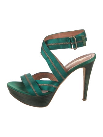 Blumarine Satin Sandals