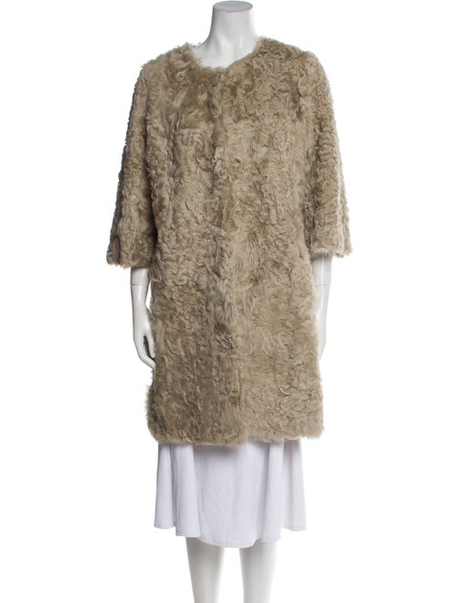 Blugirl Blumarine Late 2000's - Early 2010's Shearling Faux Fur Coat
